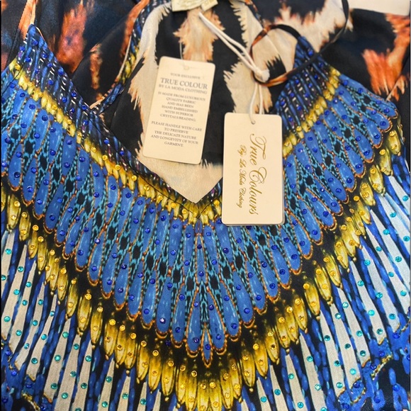 NWT La Moda Embellished Racerback Maxi Dress - Picture 11 of 15